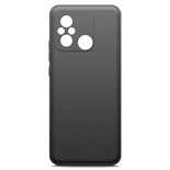 Чехол BoraSCO матоваый для Xiaomi Redmi 12C, черный 10328188