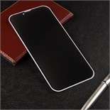 Защитное стекло для iPhone 13 Pro Max/14 Plus, антишпион, 9H, 0.33 мм, чёрная рамка 9940517