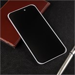 Защитное стекло для iPhone 15, антишпион, 9H, 0.33 мм, чёрная рамка 9940520