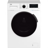 Стиральная машина Beko WSPE7H616W, класс А-20%, 1200 об/мин, до 7.5 кг, бело-чёрная 10367511