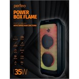 Портативная караоке система Perfeo Power Box 35 Flame, 35 Вт, AUX, USB, SD, BT, чёрная 10353171