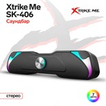 Саундбар Xtrike Me SK-406, 2х3 Вт, подсветка, USB, чёрный 9888231