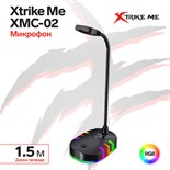 Микрофон XTrike Me XMC-02, на подставке, USB, 1.5 м, чёрный 10063264