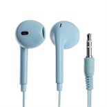 Наушники U19, проводные, вкладыши, 1 м, Jack 3.5 мм, синие 9940584