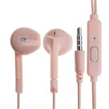 Наушники R-2, проводные, вкладыши, микрофон, 1 м, Jack 3.5 мм, красные 9940589
