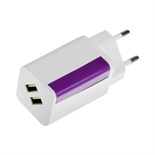 Сетевое зарядное устройство TD-T12, 2 USB, 2.4 А, белое 9940566