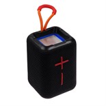 Портативная колонка F68, 5 Вт, 600 мАч, подсветка. micro SD, чёрная 9940367