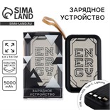 Зарядное устройство «Energy», 5000мА, мод. PB-04, 10,4 х 6,4 см 10203983