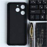 Чехол BoraSCO  Mate для Itel A70, силиконовый, черный 10617059
