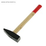 Молоток слесарный ЛОМ, квадратный боек, деревянная рукоятка, 800 г 1672075