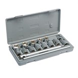 Набор инструментов в кейсе ТУНДРА, автомобильный, 1/2", 15 предметов 4193187