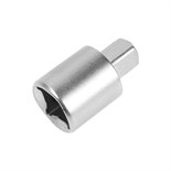 Переходник для воротка ТУНДРА, с 1/2" на 3/8", CrV 9277915