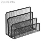 Подставка для бумаг, сетка, черная 548702