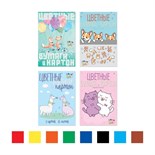 Набор для детского творчества А4, 8 листов картон цветной + 8 листов бумага цветная односторонняя, "Мультики", блок 190г/м2, МИКС 678760