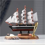 Декор настольный «Корабль мечты» с подставкой для ручки, микс, 6,5 х 13,5 х 14,5 см 1154040