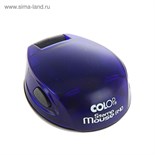 Оснастка для круглой печати карманная COLOP Stamp Mouse R40, диаметр 40 мм, корпус синий 1266859