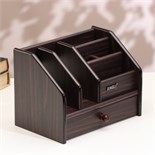 Органайзер 6 секций, ящик, дерево в полоску, 22х15х16 см 1268447