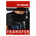 Бумага термотрансферная, для тёмных тканей А4, 10 листов LOMOND, 140 г/м2, односторонняя 2065007