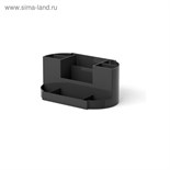 Подставка-органайзер для канцелярии ErichKrause "Виктория" без наполнения, чёрная 2977006