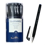 Ручка шариковая EasyWrite Black, узел 0.5 мм, синие чернила, матовый корпус Silk Touch 3979171