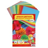 Бумага цветная двусторонняя А4, 20 листов, 10 цветов, тонированная 3809505
