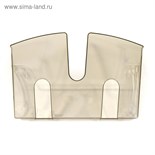 Лоток настенный 1-секция, дымчатый 4754096