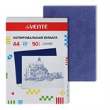 Бумага копировальная (копирка) А4, deVENTE, 50 листов, синяя 4774601