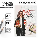 Ежедневник «Учителю: The Best teacher», формат А5, 80 листов, твердая обложка 4754460
