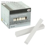 Мелки для рисования "Гамма", белые, 100 штук, мягкие, квадратная форма, картонная коробка 5165192