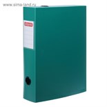 Короб архивный на кнопке А4 Calligrata, 70 мм, 800 мкм, разборный, зелёный 5453931