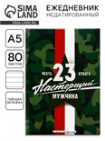 Ежедневник «Настоящий мужчина» А5, 80 листов 5349254