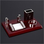 Набор настольный 4в1 с визитницей, микс 5113943