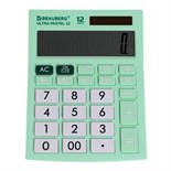 Калькулятор настольный 12-разр BRAUBERG ULTRA PASTEL-12-LG, дв.пит, МЯТНЫЙ 250504 7040542