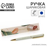 Ручка в подарочном футляре «Лучшему учителю», металл, синяя паста, 1.0 мм 6537080