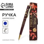 Ручка в подарочном футляре «Учитель всегда прав!», металл, синяя паста, 1.0 мм 6537083