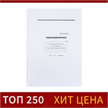 Классный журнал для 5-11 классов А4, 96 листов, твёрдая обложка, белый блок 7937243