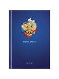 Книга учета, 96 листов, обложка картон 7БЦ, блок ГАЗЕТНЫЙ, клетка, РФ, сине-красный 7822578