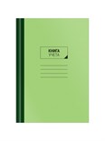 Книга учета, 96 листов, обложка картон 7Б, блок ГАЗЕТНЫЙ, клетка, цвет зеленый (имитация) 9563382