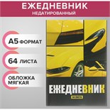 Ежедневник недатированный на склейке А5 64 листов, мягкая обложка "Премиум салон" 9824608