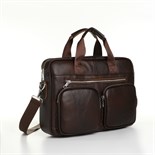 Сумка мужская, натуральная кожа, цвет коричневый 10546942