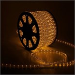 Световой шнур Luazon Lighting 13 мм, IP65, 100 м, 36 LED/м, 220 В, 3W, чейзинг, свечение жёлтое 461034