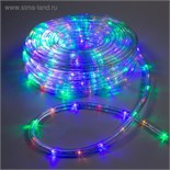 Световой шнур Luazon Lighting 10 мм, IP65, 20 м, 24 LED/м, 220 В, 8 режимов, свечение мульти 1589831