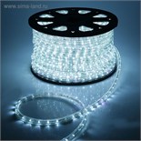 Световой шнур Luazon Lighting 13 мм, IP65, 100 м, 36 LED/м, 220 В, 2W, мерцание, свечение белое 2311302