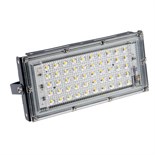 Прожектор светодиодный модульный M-02B 50Вт, IP65, 4500Лм, 3000К, 220В, Черный 3852605