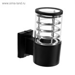 Светильник настенный Luazon Lighting 1хE27х60 Вт "Модерн", пластик, вверх, черный 4597915