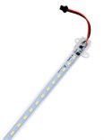Светильник линейка 1 метр, в корпусе, 12 Вт, 1800 Лм, SMD5630, 76 Led, 6500 K, 220 В 5130720