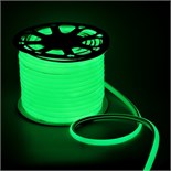 Гибкий неон Luazon Lighting 16 мм D-образный, IP65, 50 м, SMD2835, 120 LED/м, 220 В, свечение зелёное 9143270