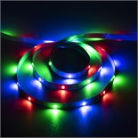 Светодиодная лента Luazon Lighting 1 м, IP20, SMD2835, 30 LED/м, 3хААА, свечение мульти 9291608