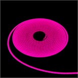 Гибкий неон Luazon Lighting 6 × 12 мм, IP65, 10 м, SMD2835, 120 LED/м, 12 В, свечение розовое 9100122