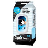 Влажные салфетки OptiClean, для экранов, 90 шт 744298